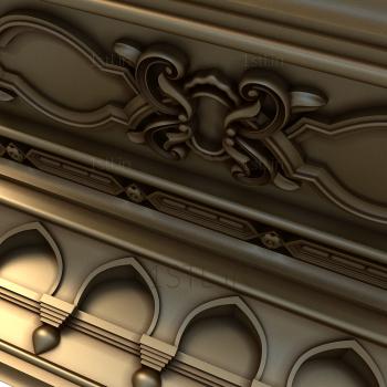 Cornice (KRN_0077) 3D model for CNC machine